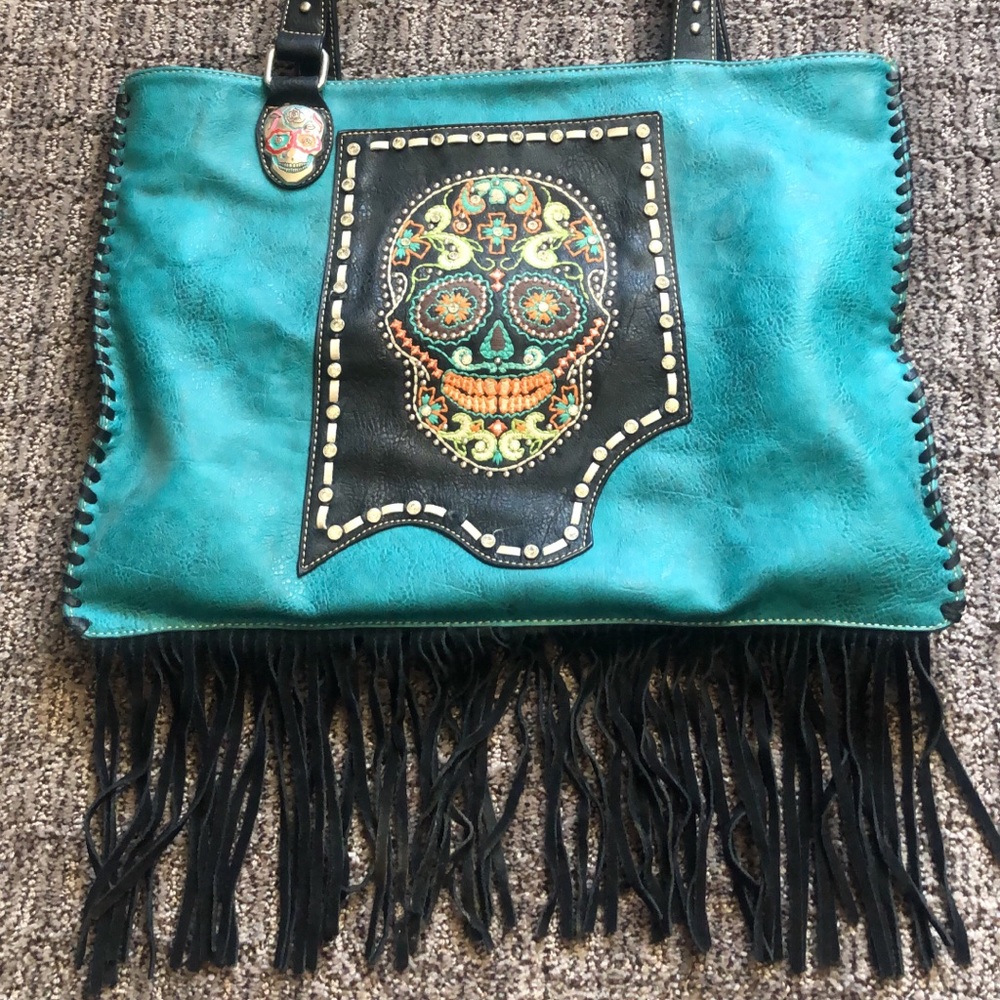 Fringe purse